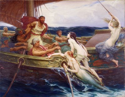 Ulises y las sirenas de Herbert James Draper